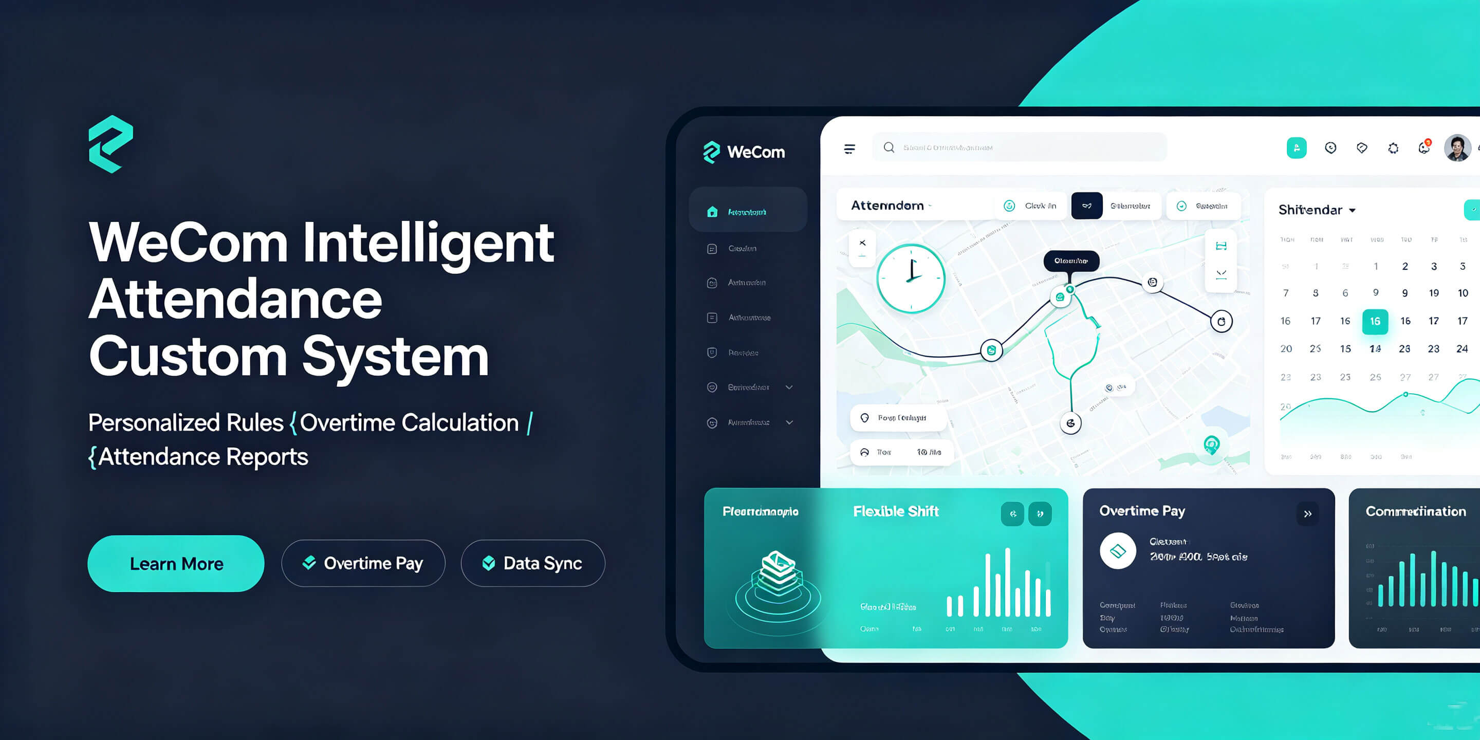 WeCom Intelligent Attendance Custom System