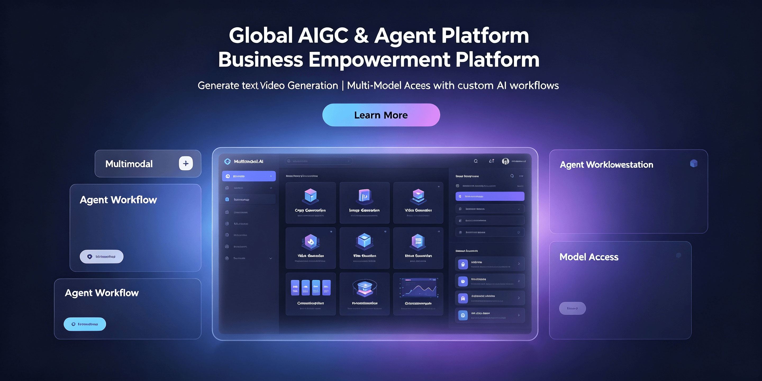 AIGC Intelligent Innovation and Agent Business Empowerment Platform